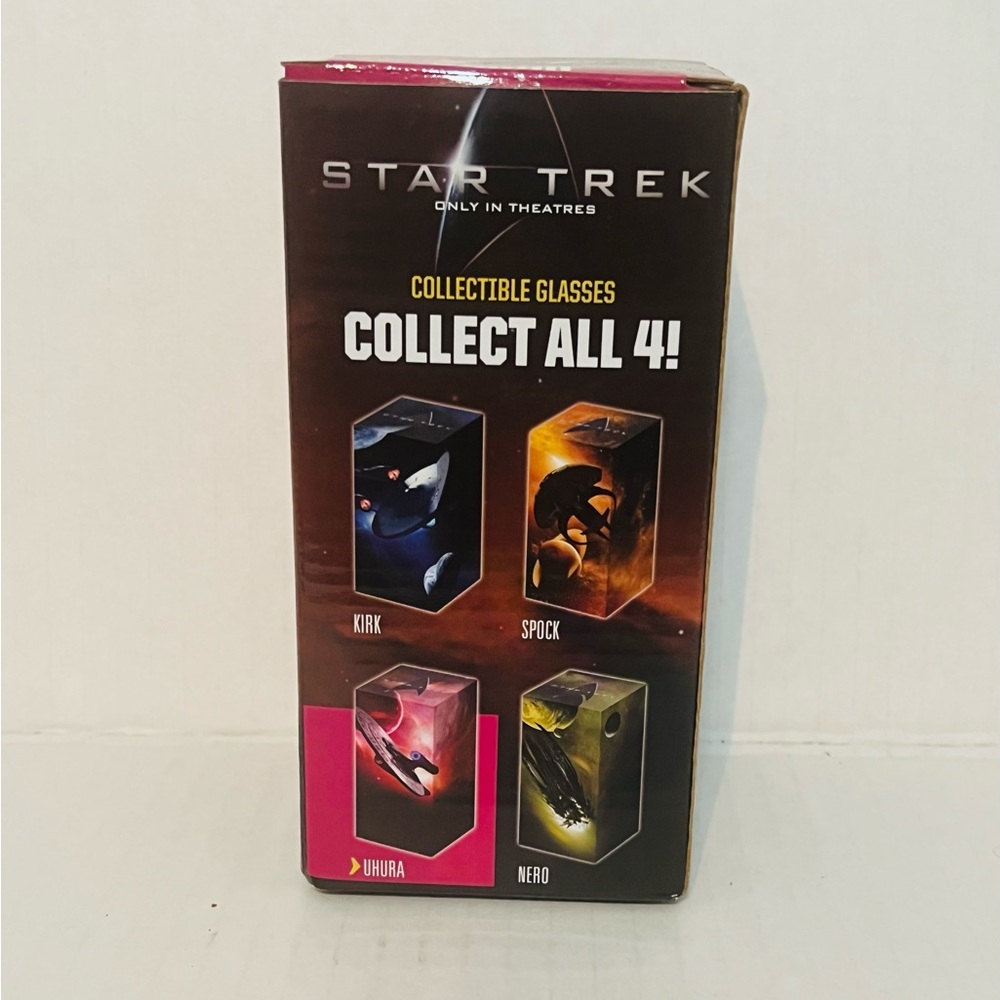 Star Trek Collectible Glasses Uhura Glass